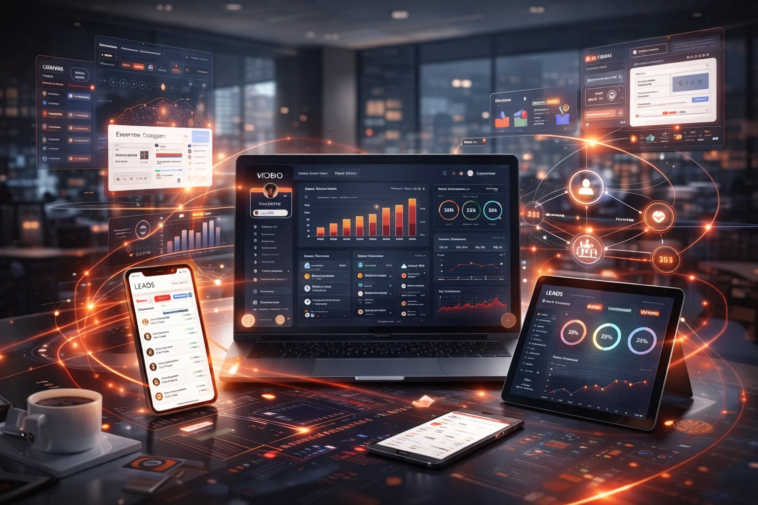 VODO ERP Revenue and Customers