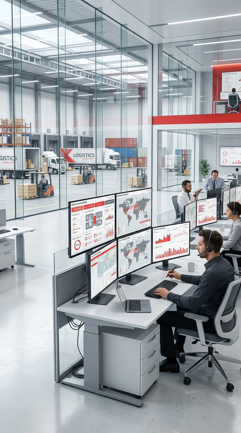 Supply Chain Dashboard by VODO ERP